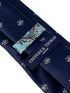 navy mens tie with German national symbol federal eagle design